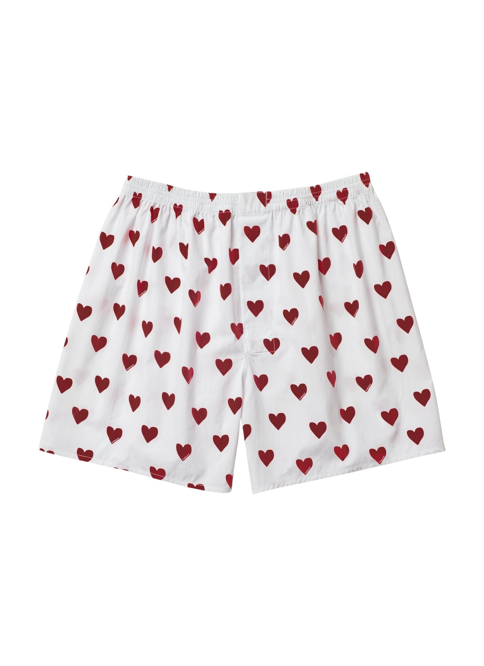 Heart shorts - Garnet
