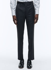 Wool canvas trousers - Charcoal grey