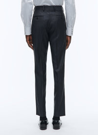 Wool canvas trousers - Charcoal grey