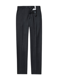 Wool canvas trousers - Charcoal grey
