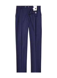 Wool twill trousers - Carbone