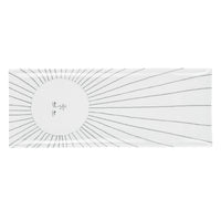 Solitario porcelain tray - Black & White