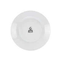 Assiette avec aile Coromandel en porcelaine - Or & Noir & Blanc