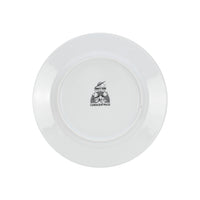 Assiette Coromandel en porcelaine - Or & Noir & Blanc