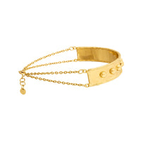 Collier Massai doré à l'or fin - Doré