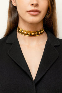 Collier Massai doré à l'or fin - Doré