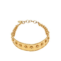 Collier Massai doré à l'or fin - Doré