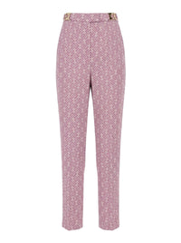 Pantalon fuselé à motif géométrique - Candy Violet & Burro