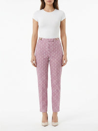 Pantalon fuselé à motif géométrique - Candy Violet & Burro