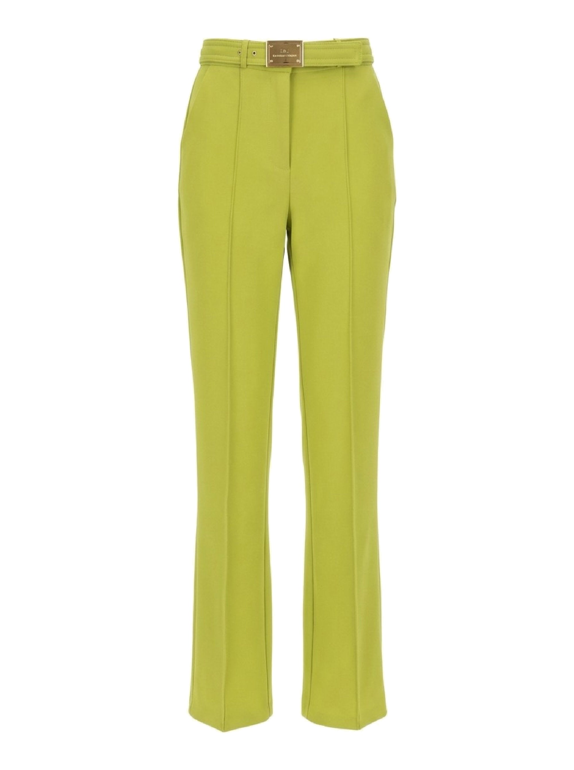 Pantalon coupe droite à ceinture - Olive Oil