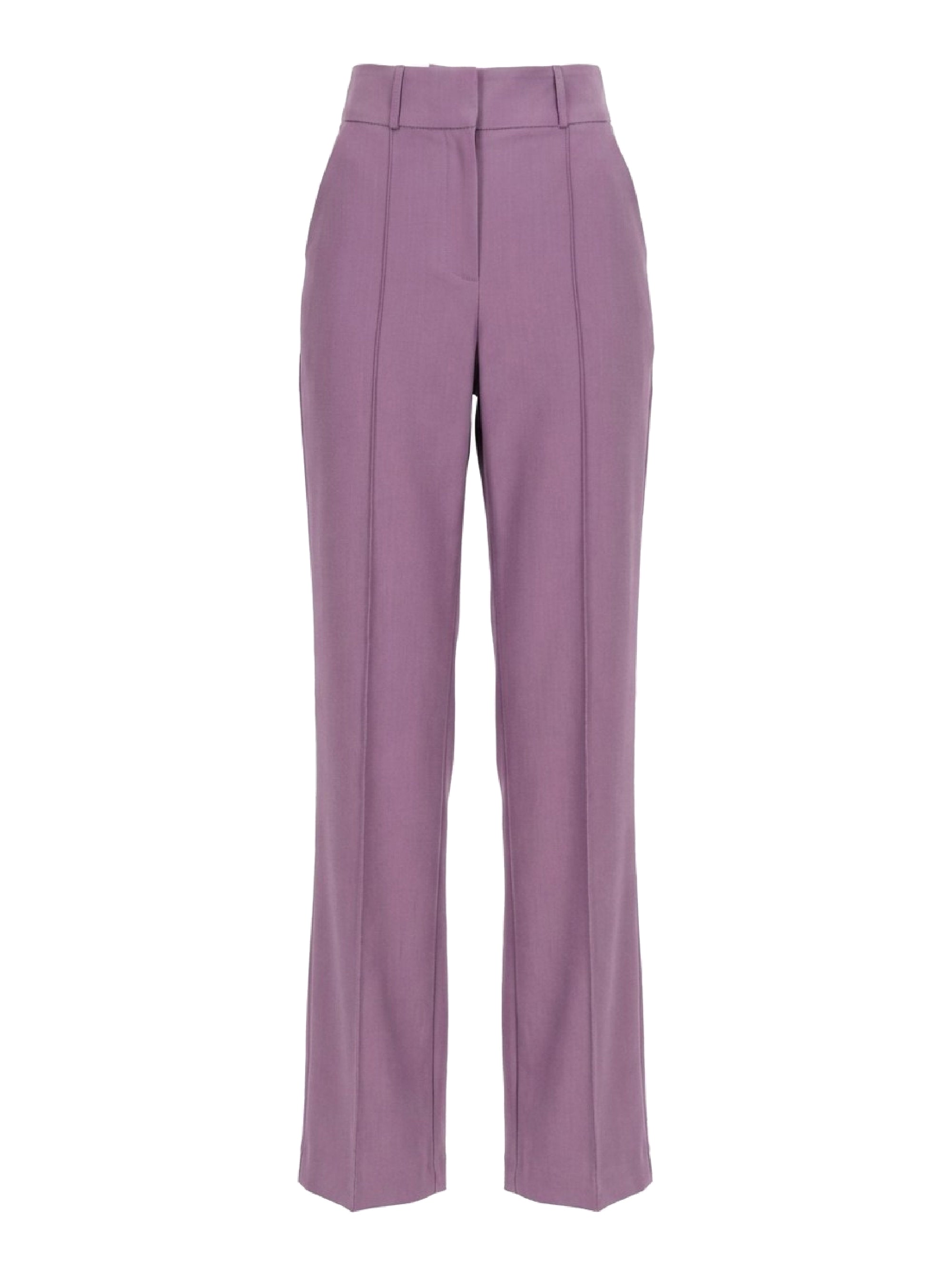 Pantalon de tailleur en laine - Candy Violet