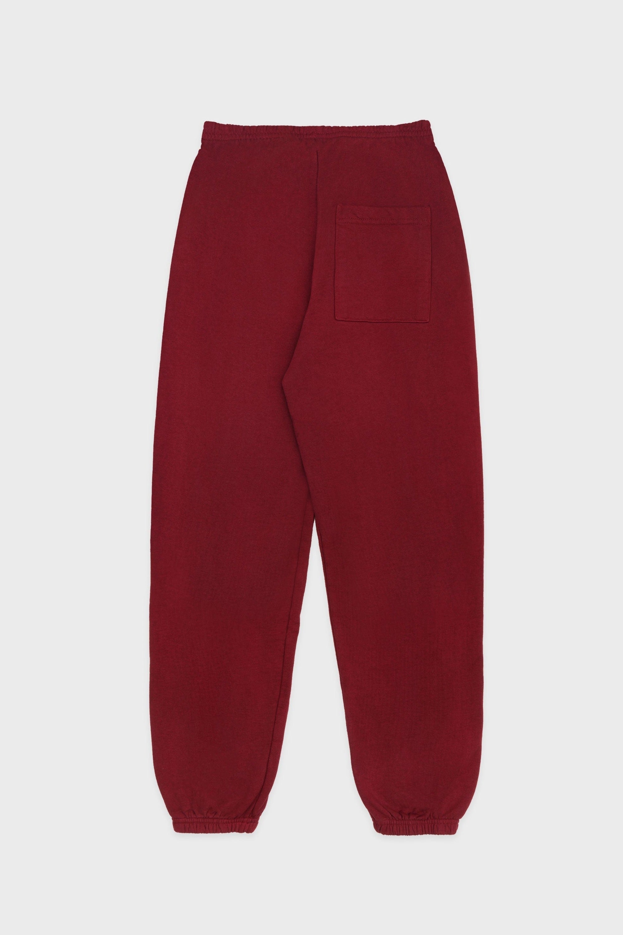 Pantalon de survêtement Vendome à broderie - Merlot