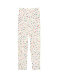 1qty RELIQUAT 70€ 0%  / Pantalon Nino à fleurs - Ecru