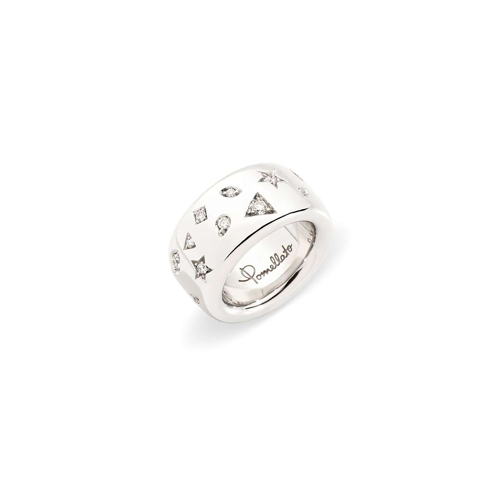 Bague Iconica en Or blanc 18K & Diamant