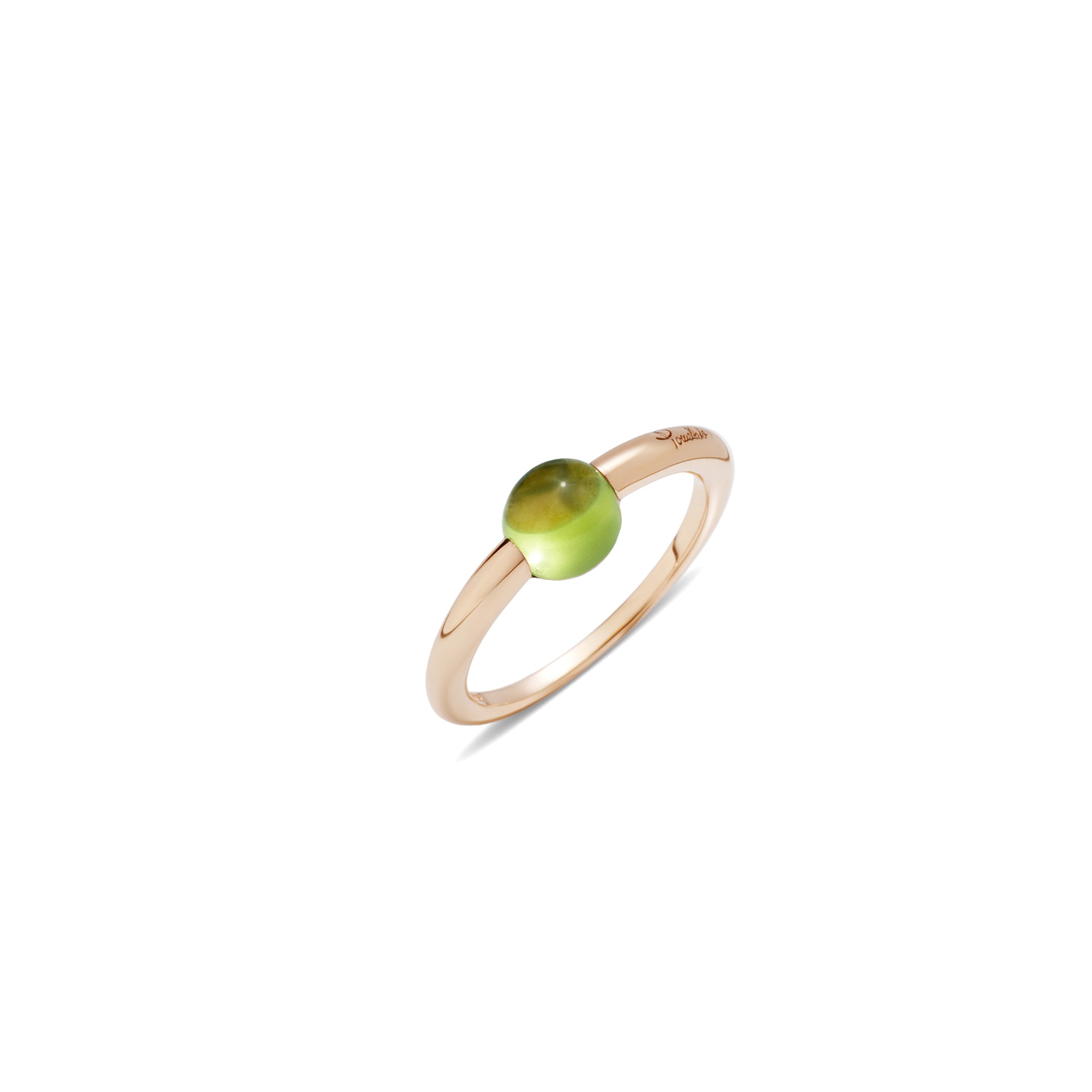 Bague M'ama non M'ama en Or rose 18K & Péridot