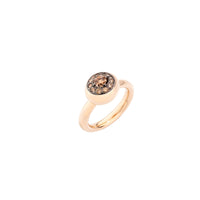 Bague fine Nuvola en Or rose 18K & Diamant