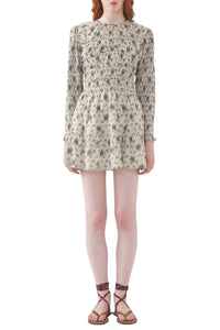 GREY PADA MINI DRES