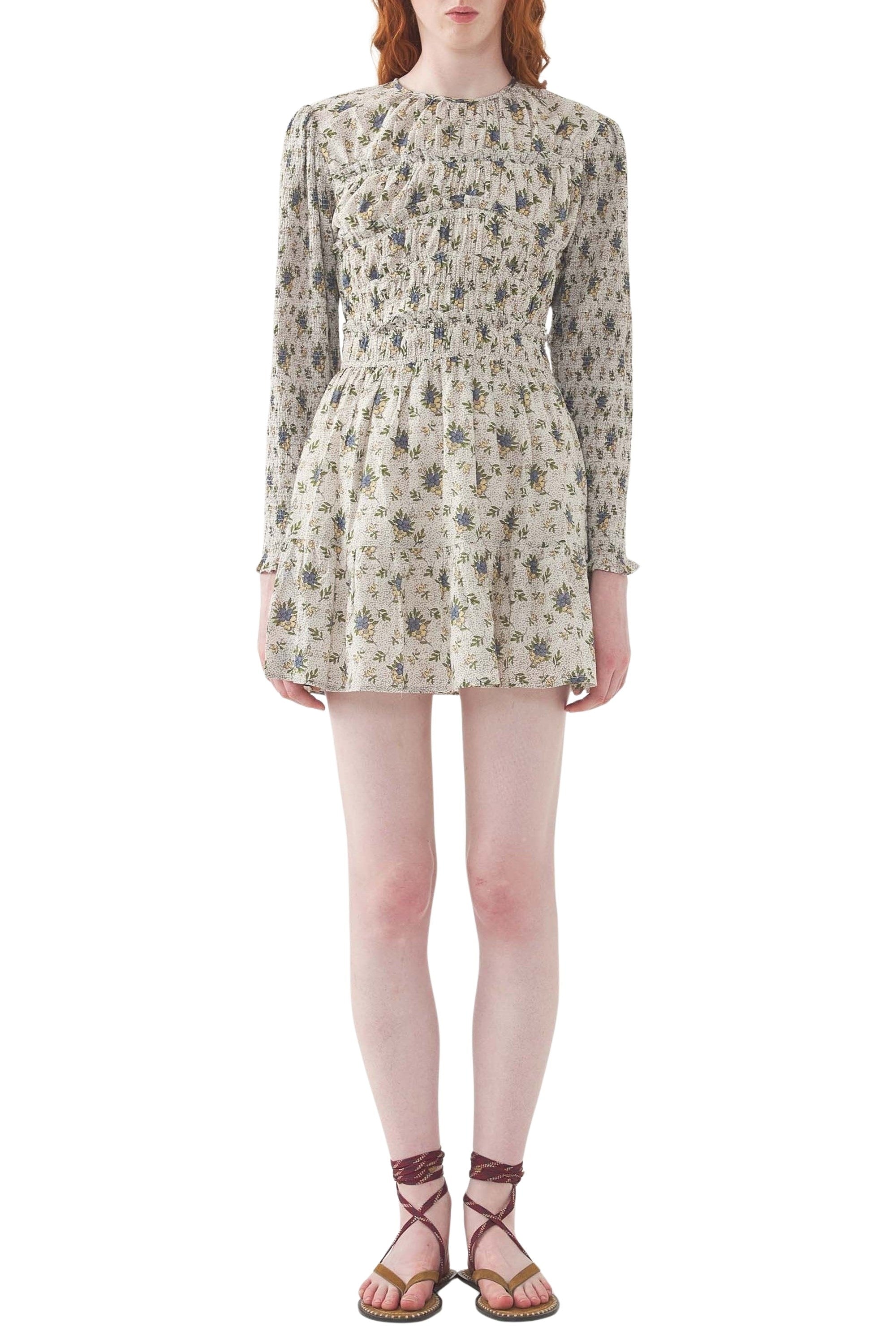 GREY PADA MINI DRES