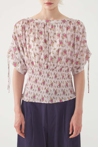 PINK PADA SMOCK TOP