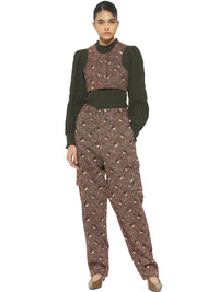 Pantalon imprimé Paddy - Brown