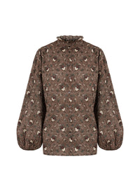 Blouse imprimée Paddy - Brown