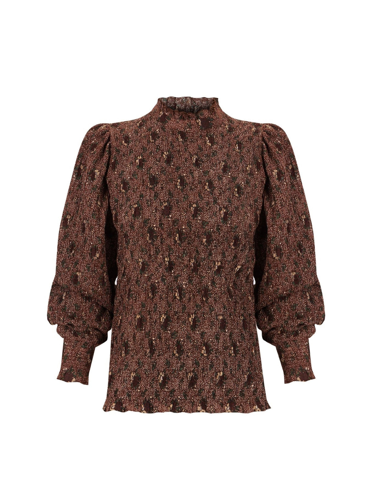 Blouse smockée paddy - Brown