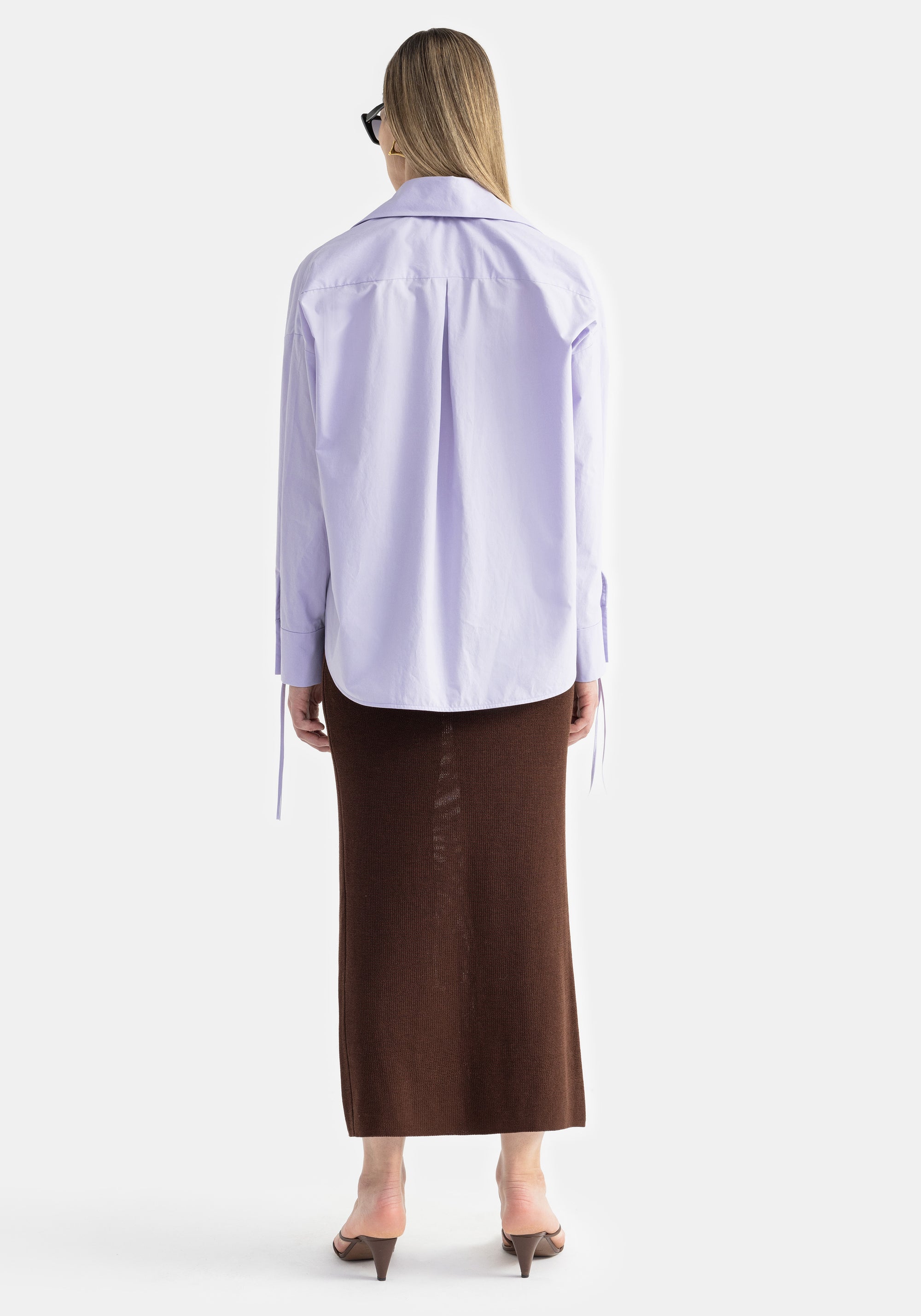 Paige oversize shirt - Lilac