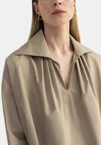 Chemisier Paige oversize - Olive