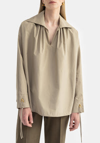 Chemisier Paige oversize - Olive