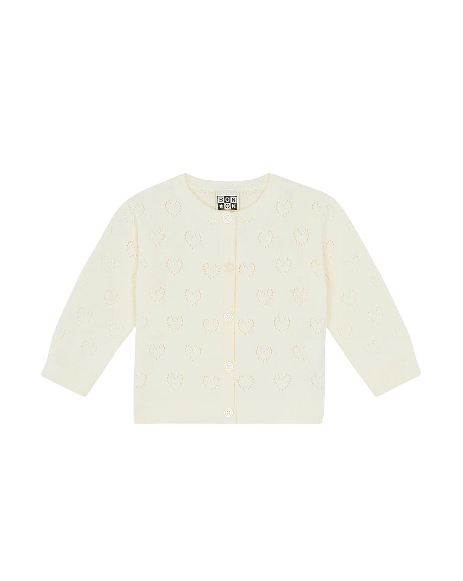 Cardigan Naissance - Crème Bonton