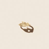 Bague Palerme en or jaune sertie de diamant - Diamant
