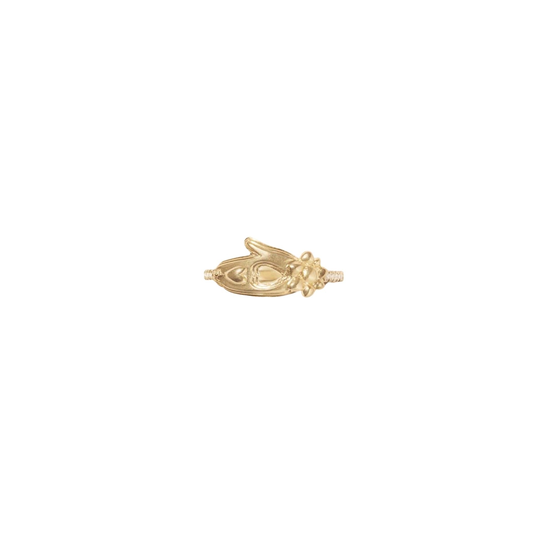 Bague Palerme en or jaune sertie de diamant - Diamant