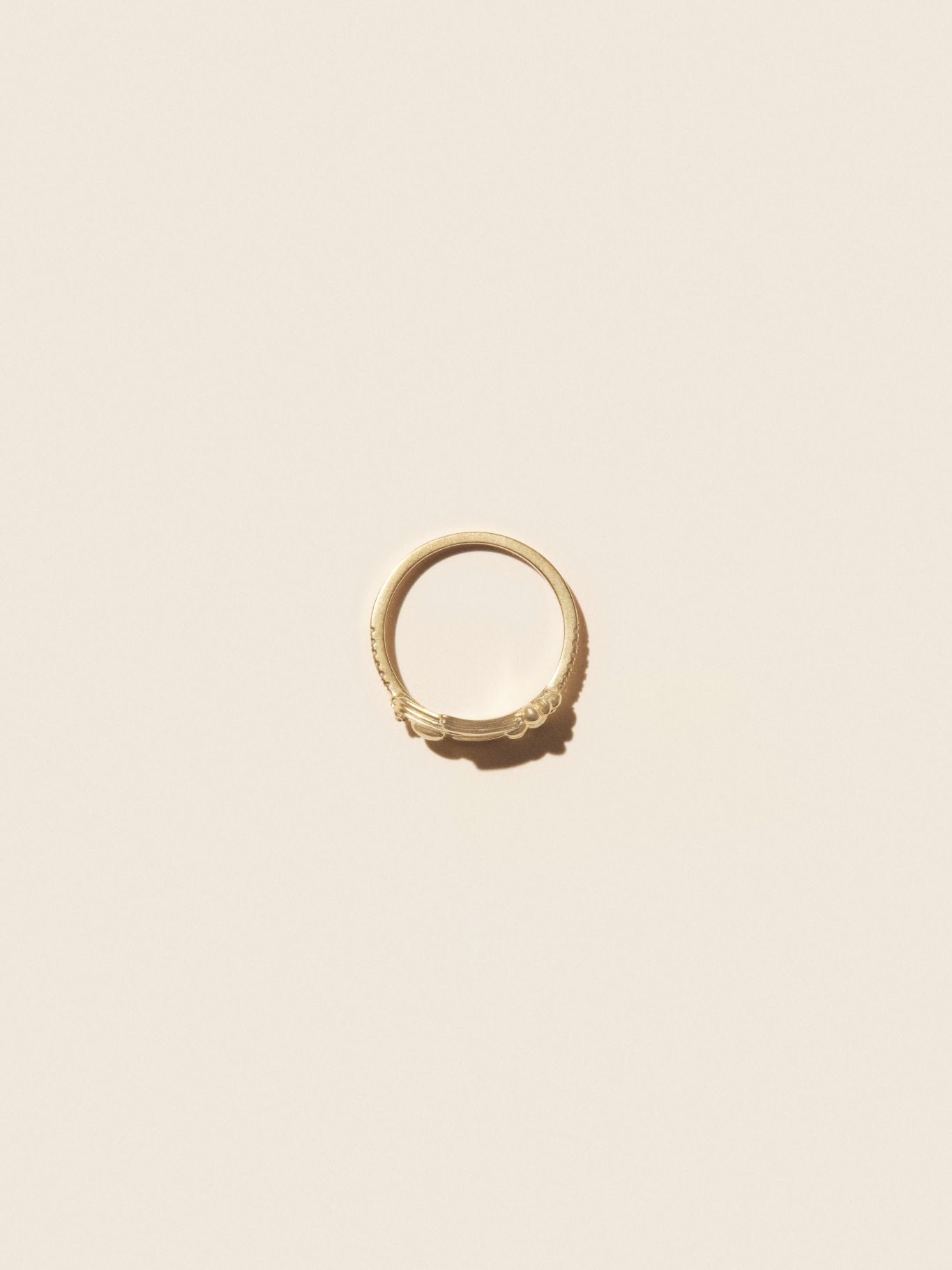 Bague Palerme en or jaune sertie de diamant - Diamant