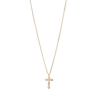 Collier Palerme en or jaune - White Pearl