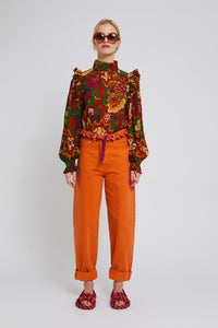 3_79€_WARNING_FLOWER SHIRT PALISSANDRE - Flower