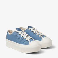 Sneakers Palma à plateforme - Denim & Latte