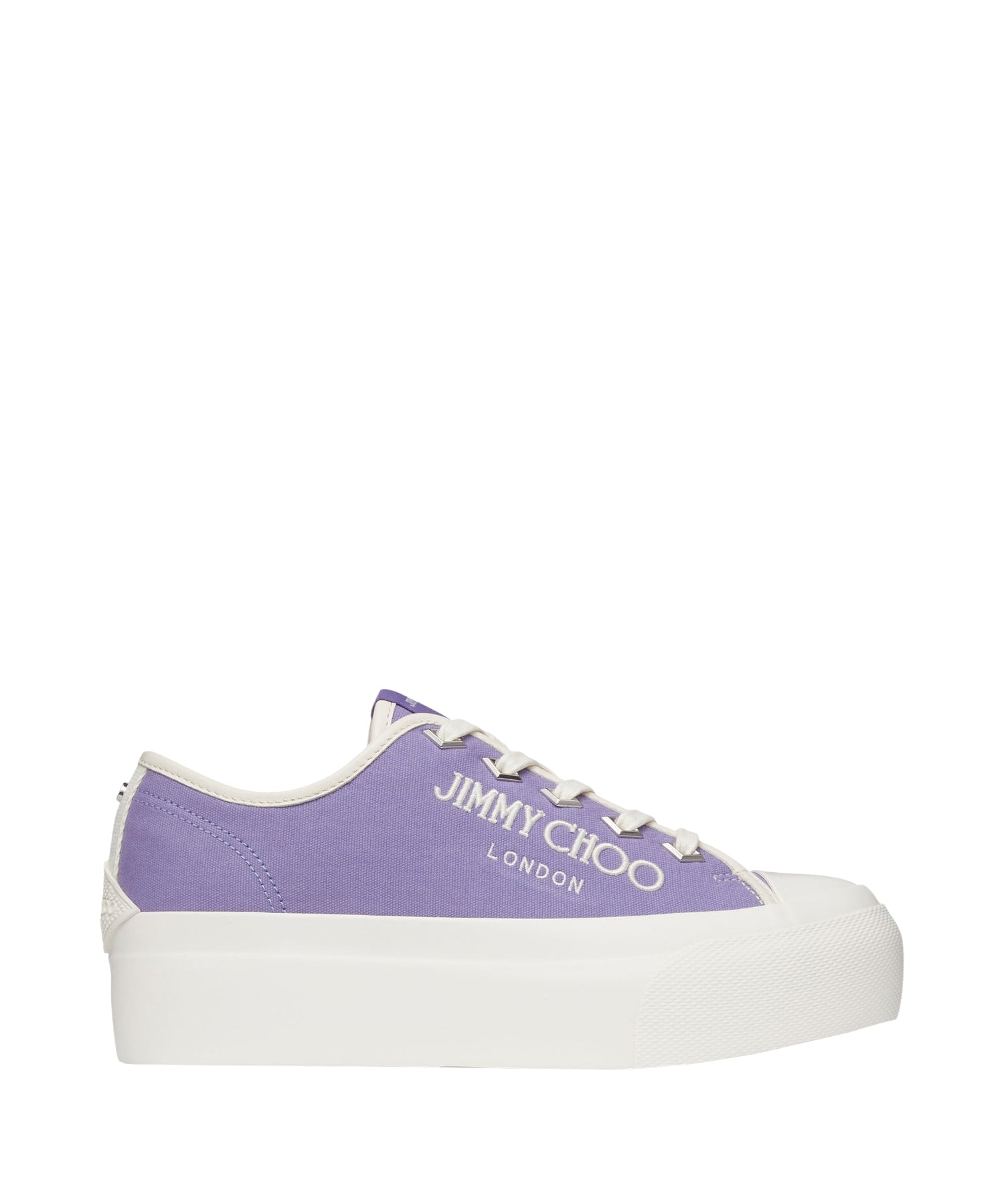 Palma canvas platform trainers - Tanzanite & Latte