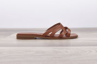25qty NEW / Sandales PALMIE PURECALF CUIR - Gold