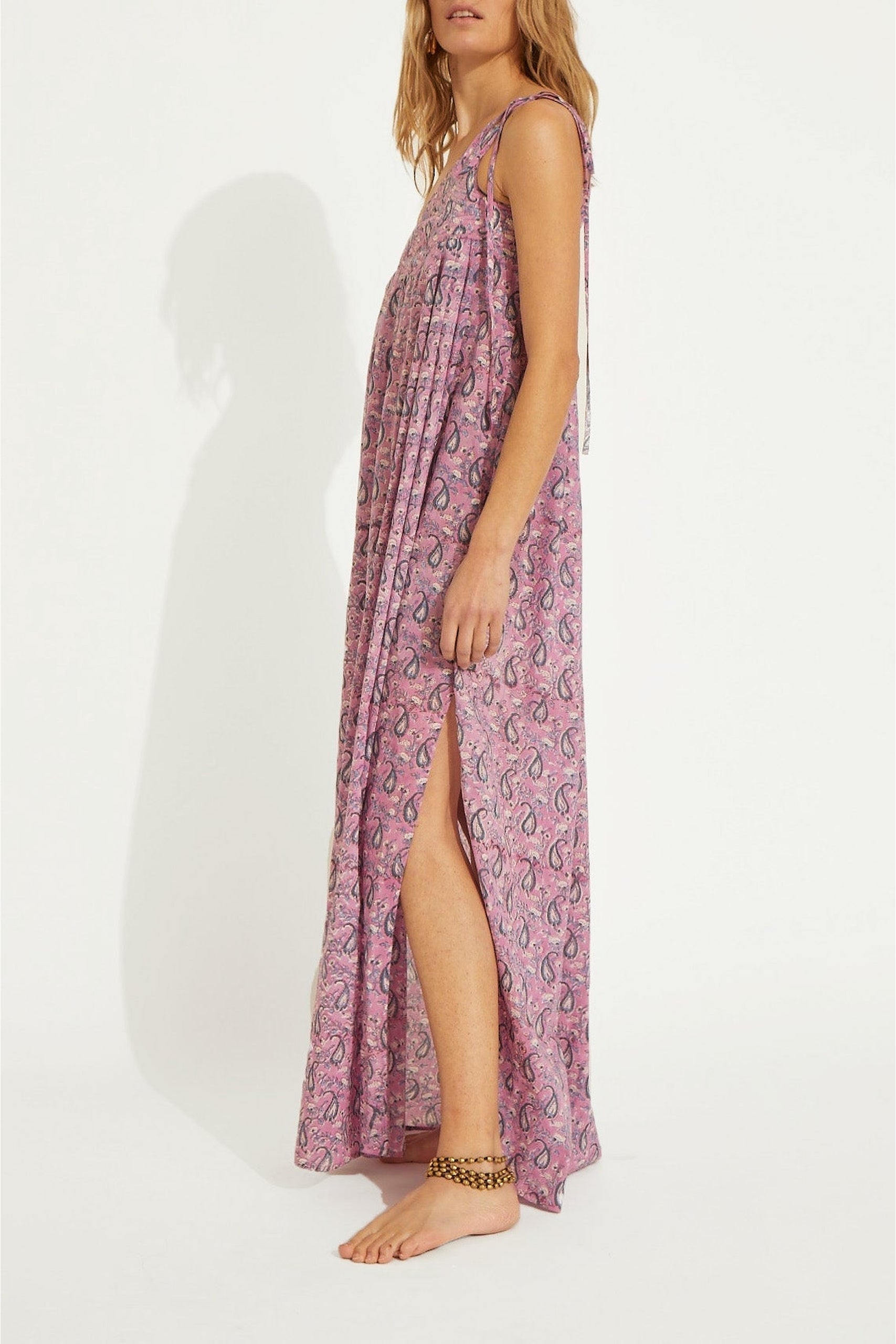 Robe Paloma à encolure asymétrique - Pink