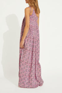 Robe Paloma à encolure asymétrique - Pink