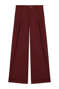 BURGUNDY PAM PANT