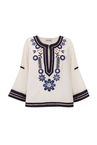 CREAM PAMI BLOUSE