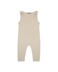 Newborn wool overalls - Crème Bonton