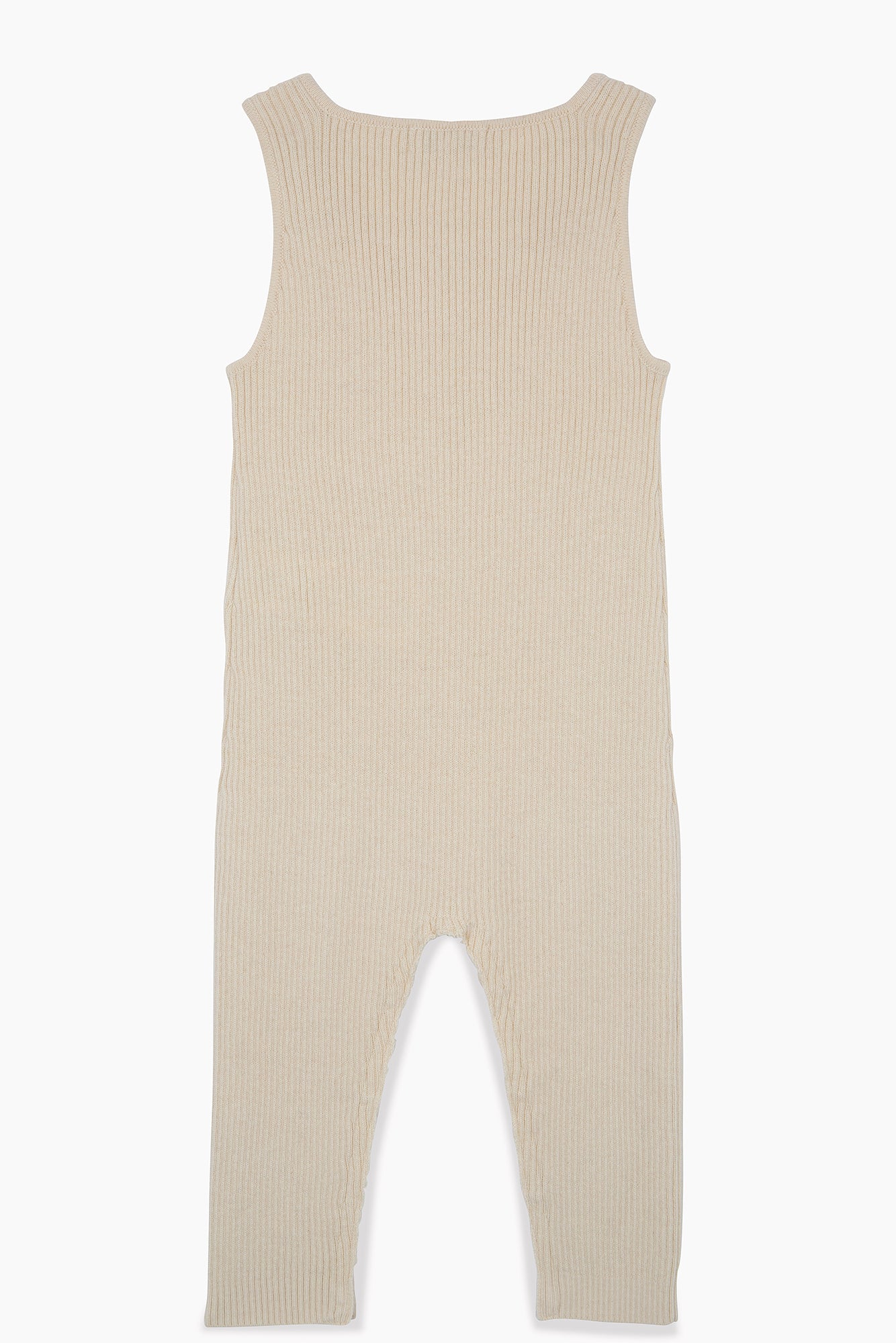 Newborn wool overalls - Crème Bonton