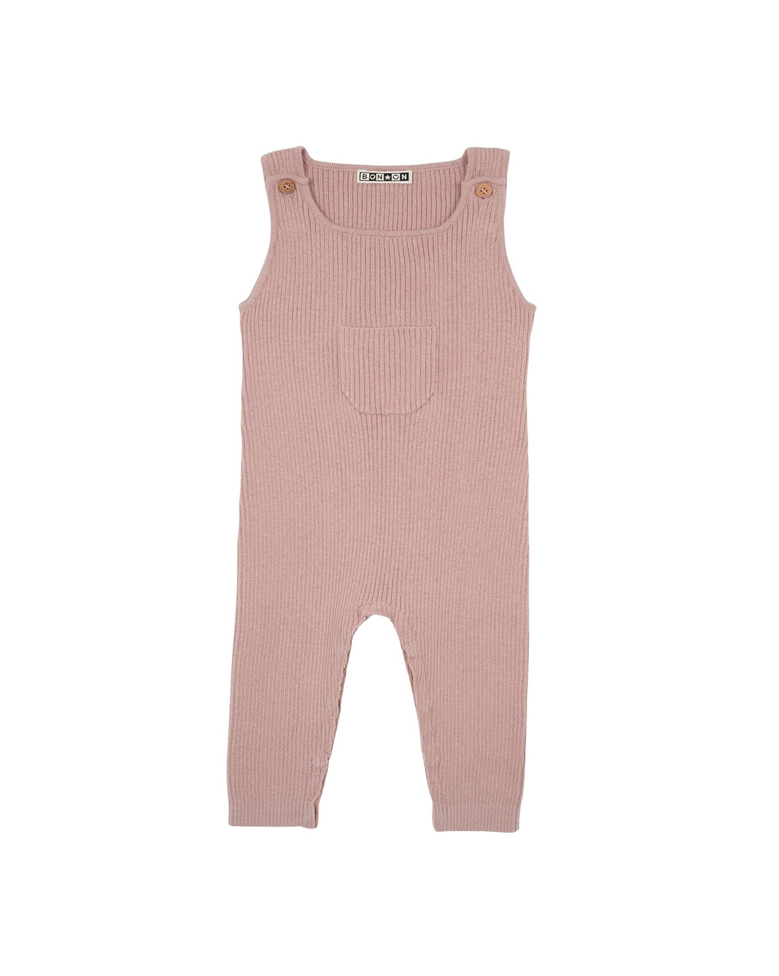 Wool baby overalls - Rose Bonton