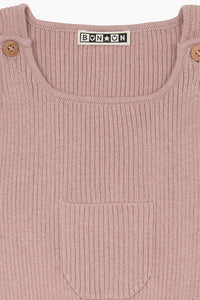 Wool baby overalls - Rose Bonton