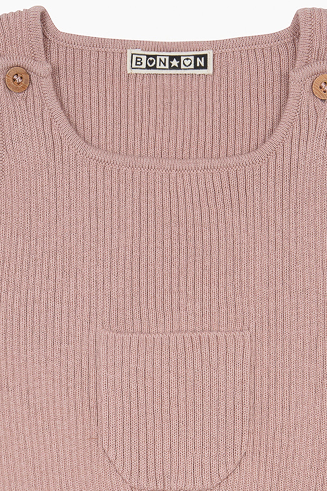 Wool baby overalls - Rose Bonton