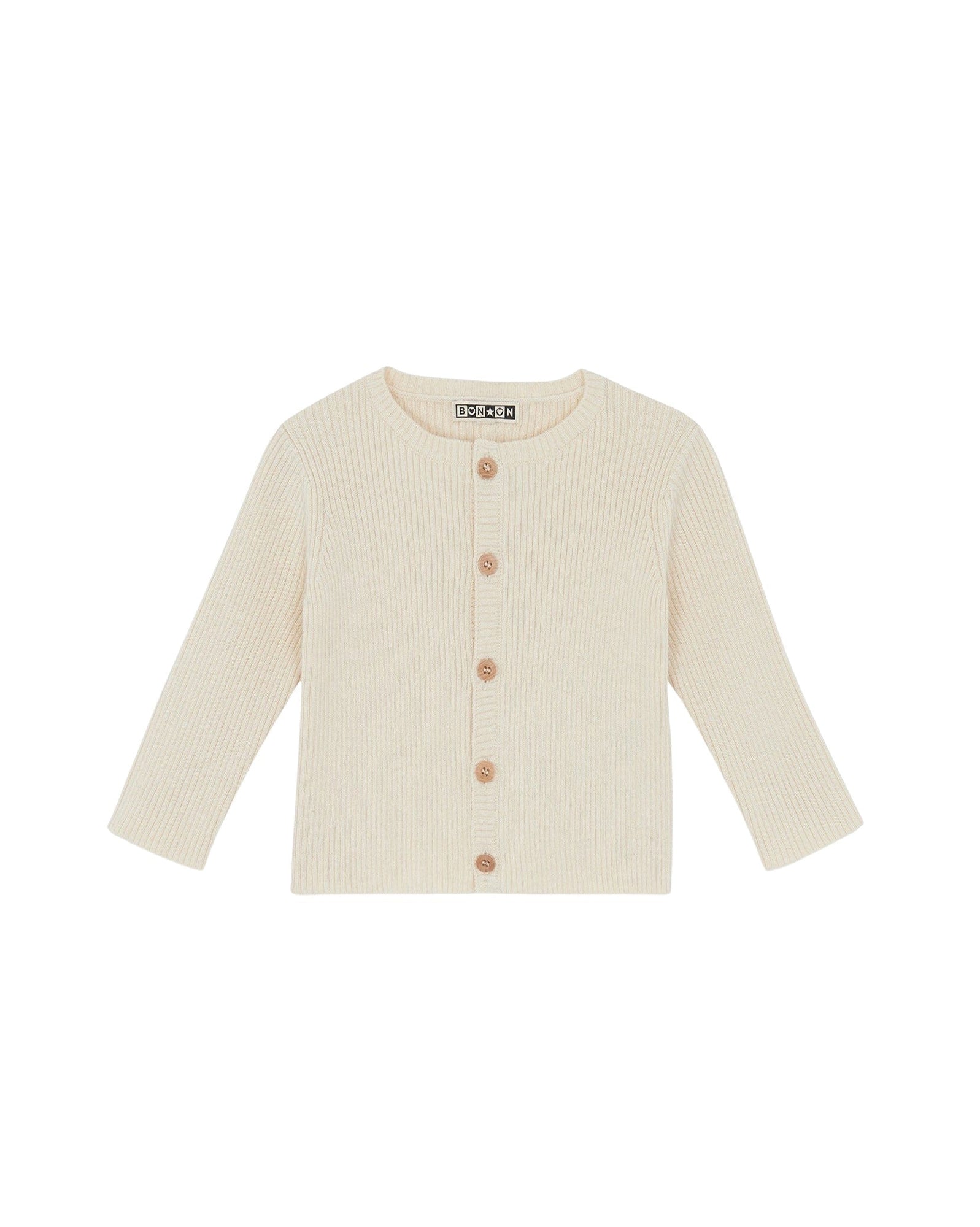 Cardigan Minot en laine - Crème Bonton