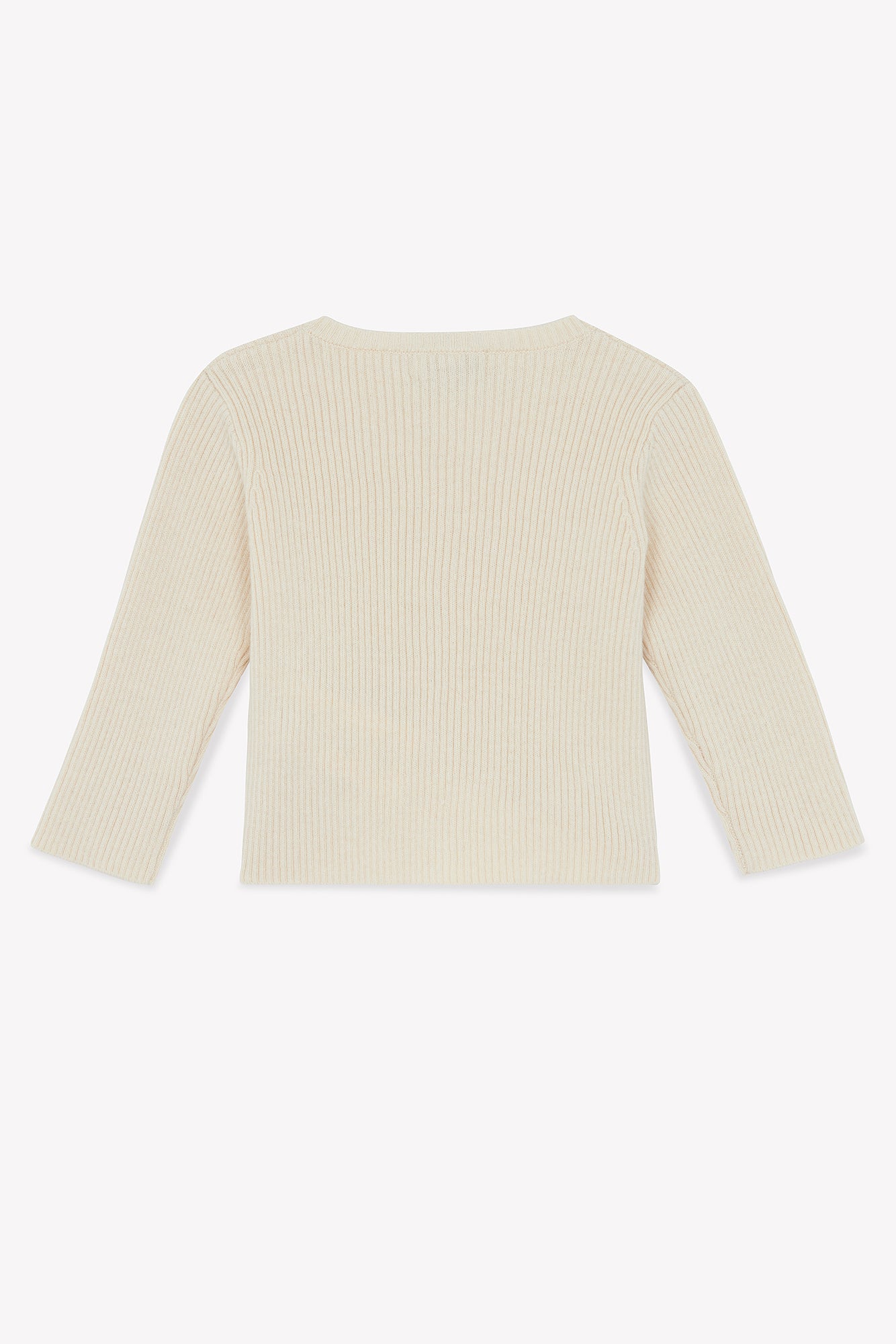 Cardigan Minot en laine - Crème Bonton