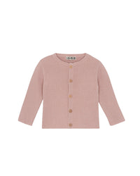 Cardigan Minot en laine - Rose Bonton